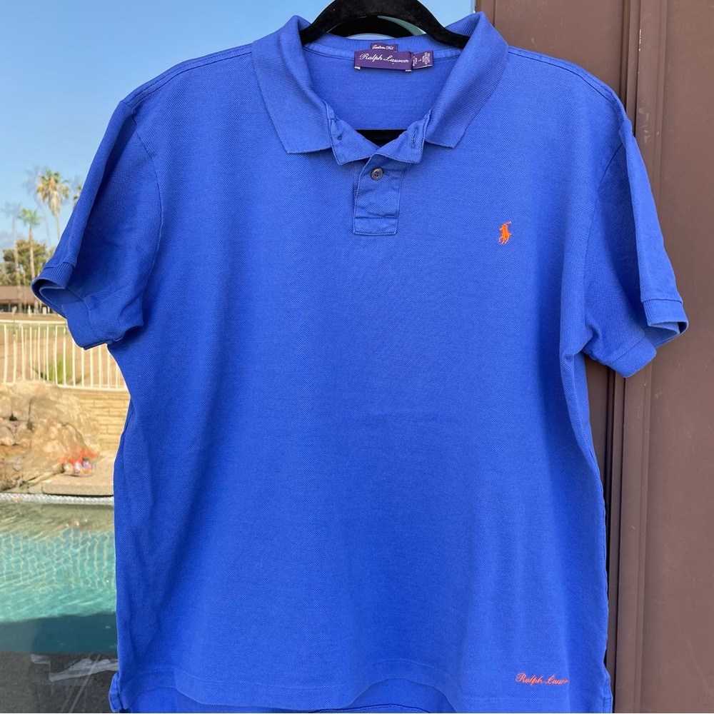 Vintage Ralph Lauren Blue Polo L
